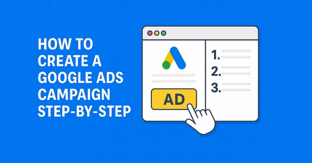 how to create a Google Ads campaign step-by-step