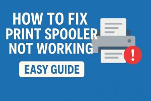 how to fix print spooler not working