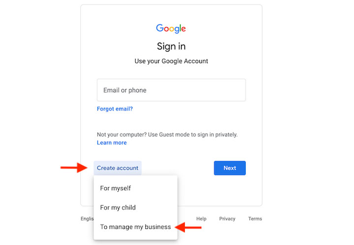 How to Create a New Google Ads Account