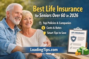Smiling seniors with life insurance tips